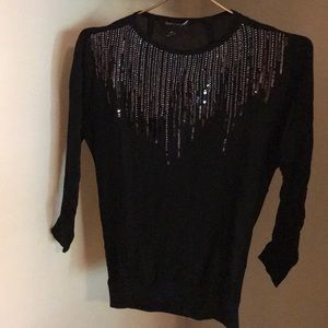 White House Black Market XS Black Sweater